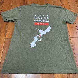 沖縄 米軍放出品 CAMP HANSEN Tシャツ トレーニング　ランニング　OD (管理番号N219)