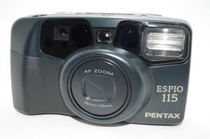 【外観特上級】Pentax Espio 115 ブラック　ペンタックス　#t9905