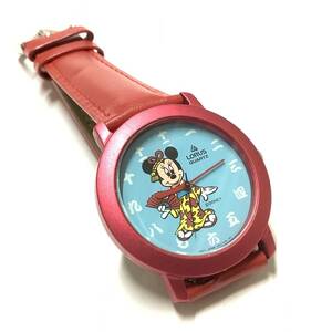 【激レア＆レトロ、ベルト＆電池交換済み】日本未発売 ディズニー 着物 芸者 花魁 ミニーマウス 腕時計 キャラクターウォッチ
