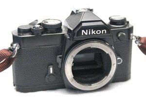 （綺麗）Nikon ニコン人気の高級一眼レフカメラ FM（黒）ボディ 希少な作動品 （腐食なし）