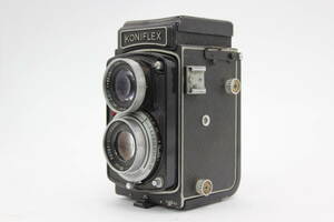 【訳あり品】 Koniflex Konishiroku Hexanon 85mm F3.5 二眼カメラ v761
