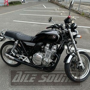 CB1100EX SC65 エルサウンド ショート管 ブラック マフラー O2センサー2個 【新品即決】AILE SOUND