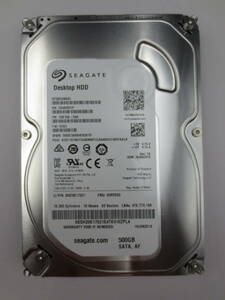 l【中古動作品】Seagate 3.5インチHDD SATA(Serial ATA) 500GB ST500DM002-1SB10A ③