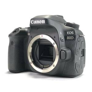 1スタ Canon EOS 80D ボディ キヤノン デジタル 一眼レフ カメラ 動作OK 1円 ② 24E ヱOA4