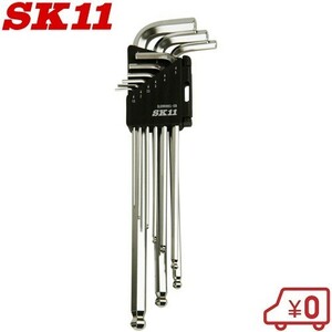 SK11 ボルトホールド六角棒レンチセット SLBW09EL-SB 9本 工具セット ツールセット