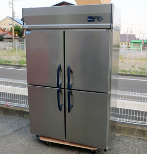 即決 2018年製 大和冷機 縦型冷凍冷蔵庫（1凍3蔵） 423YS1-PL-EC 三相200V 4枚扉 幅1200 奥行650 インバータ ダイワ