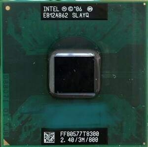 Intel Core 2 Duo T8300 SLAPA 2C 2.4GHz 3MB 35W Socket P FF80577GG0563M 国内発