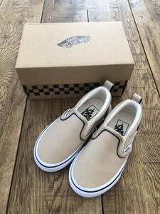 VANS 定番人気 スリッポン★ベージュ 15