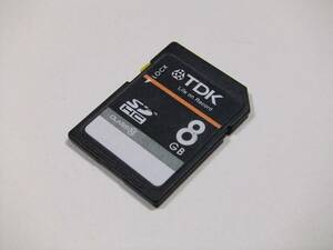 SDHCカード 8GB CLASS10 フォーマット済み 1枚 TDK