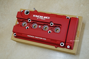 USアキュラ純正 97-01 ACURA INTEGRA インテグラ type-R タイプR 赤ヘッドカバー USDM北米JDM HONDA ホンダ DC2 DB8 DC系 ITR