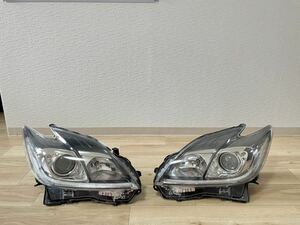 プリウス 30 後期 HID ヘッドライト 左右セット KOITO 