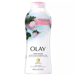 OLAY オレイ ボディウォッシュ ホワイトストロベリー＆ミント 650ml / 22oz ボディソープ 液体 アメリカＰ＆Ｇ ア