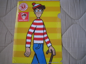 WHERE’S　WALLY　ウオーリー　クリアファイル