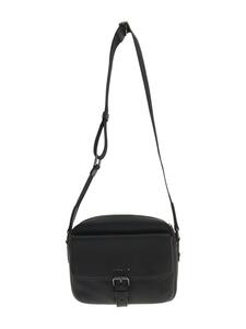 COACH◆ハドソン/クロスボディショルダーバッグ/レザー/BLK/無地/C5399