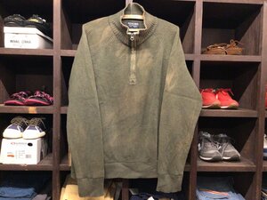 POLO JEANS COMPANY COTTON KNIT HALF ZIP SWEATER SIZE L ポロ ジーンズ カンパニー コットン ニット ハーフ ジップ セーター