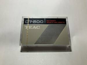 ★新品 未開封 稀少★TEAC CT-500 データテープ カセットテープ データストレージ データバックアップ コレクション用に 1990年代当時物