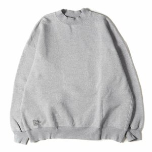 FreshService フレッシュサービス 21AW ヘビーオンス オーバーサイズ モックネック スウェットシャツ Heavy Oz Mock Neck Sweat グレー