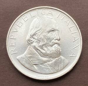 イタリア銀貨・１９８２年記念通貨１枚（ガリバルディ）[63]
