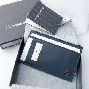 未使用 Ermenegildo Zegna エルメネジルドゼニア 財布 フラグメントケース 小銭入れ コインケース カードケース