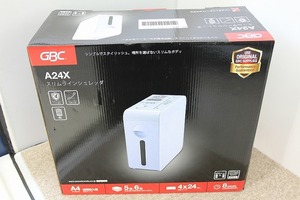 期間限定セール 【未使用】 アコ・ブランズ・ジャパン株式会社 GBC シュレッダー A4サイズ対応 A24X