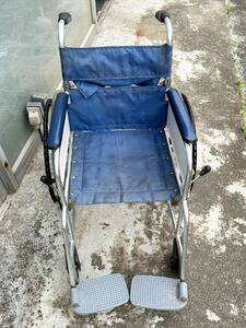 車椅子/アルミ自走用車椅子 ブレーキ動作確認済 中古品