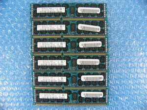 1GAG // 8GB 6枚セット 計48GB DDR3-1600 PC3-12800R Registered RDIMM 2Rx4 HMT31GR7CFR4C-PB // SUPERMICRO 6027TR-H70FRF(827-16) 取外