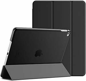 JEDirect iPadair2 ケース 三つ折スタンド オートウェイクアップ/スリープ機能iPad Air 2用 (ブラック)