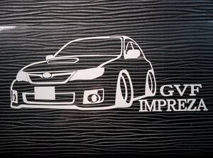 インプレッサ 車体ステッカー GVF スバル WRX STI 車高短仕様