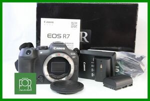 【同梱歓迎】【動作保証・点検済】極上品■Canon EOS R7■バッテリー×2個・チャージャー・箱付き■■AH208