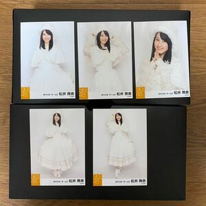 SKE48 松井玲奈 写真 個別 2013.03 バイクとサイドカー 5種コンプ