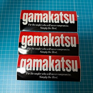 がまかつ Gamakatsu ステッカー３枚セット