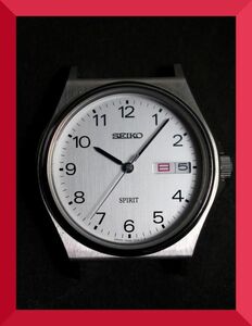 セイコー SEIKO スピリット SPIRIT クォーツ 3針 デイデイト 7N48-7000 男性用 メンズ 腕時計 W525 稼働品