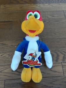 (美品)レア　タグ付き　WOODY WOODPECKER　ウッディー　ウッドペッカー　ぬいぐるみ　USJ ユニバーサル・スタジオ・ジャパン