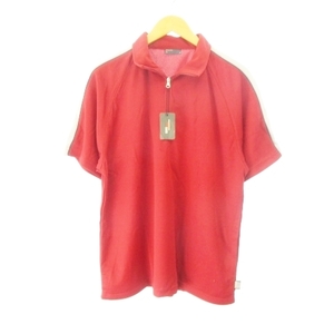 未使用品 ANCESTRESS NORTH SEA アンセントゥレス タグ付き ポロシャツ 半袖 赤 レッド M メンズ