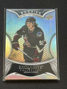 Logan Cooley【NHL 2023-2024 UPPER DECK Black Diamond】RC Rookie Exquisite #/399 | Arizona Coyotes