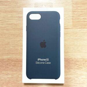 ★新品★Apple アップル 純正 iPhone 7 / 8 / SE シリコンケース・アビスブルー　　48A 31