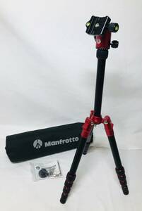 ■Manfrotto Element ■トラベル三脚 ■MKELES5RD-BH ■撮影器具 ■カメラアクセサリー ■レッド