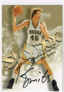 1998-99 NBA SKYBOX Autographics Rik Smits Auto Autograph スカイボックス リック・スミッツ 直筆サイン 98-99