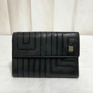 和252★ BALLY バリー レザー コインケース 小銭入れ キーリング メンズ ブラック