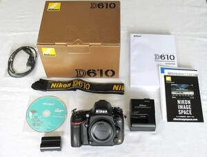 ★超極上美品★　ニコン　Nikon D 610 ・ショット数 3520