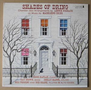 ◆【LP】SHADES OF DRING / Madeleine Dring, Lennie Niehaus, Leigh Kaplan,Bud Shank,Ray Brown, Shelly Manne 1981年