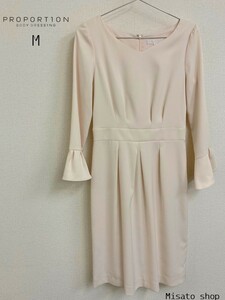 ★PROPORTION BODY DRESSING★ プロポーションボディドレッシング　レディース ひざ丈ワンピース M