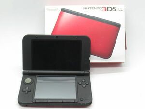 AD 1-1 美品 ニンテンドー NINTENDO 3DS LL レッド×ブラック 動作確認済 箱.取扱説明書付