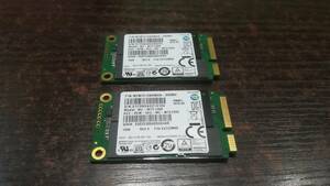 【動作品/2枚セット♪】SAMSUNG SSD MZ-MTE1280 128GB×2枚 SSD ｍSATA