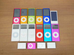 1円スタ iPod 16台 まとめ売り iPod nano/iPod shuffle ジャンク品