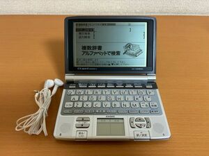 【動作品/送料185円】電子辞書 カシオ ex-word XD-GW9600 CASIO ブラック イヤホン 英語/日本語/和英/英和辞典