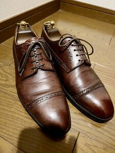 Oriental クォーターブローグ革靴 size7