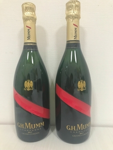 G.H.MUMM　マム　グラン　コルドン　シャンパン　750ml　12.5%　2本セット　未開栓　古酒　箱付　同梱不可