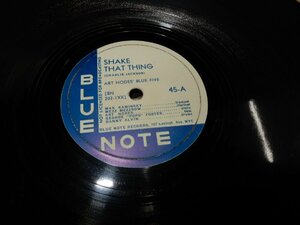 SP 78☆人気のBLUE NOTE☆45-A:SHAKE THAT THING☆45-B: APEX BLUES☆☆ART HODES