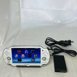 ★1円〜 美品 FW3.73 動作確認済 SONY PS Vita PCH-1000 ZA02 Wi-Fiモデル 本体 クリスタルホワイト Play Station crystal white ヴィータ